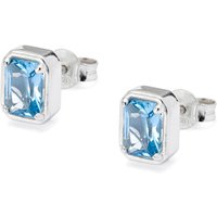 Emerald Cut Stud Earrings