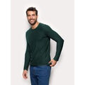Maglia termica manica lunga in TENCEL™ Modal e Viscosa Warm Thermal / PETROLIO / XL