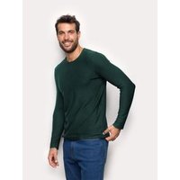 Maglia termica manica lunga in TENCEL™ Modal e Viscosa Warm Thermal / PETROLIO / XL