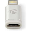 Nedis Lightning Adapter | Apple Lightning 8-Pin | USB Micro-B Female | Gold Plated | Round | Aluminium | Cover Window Box