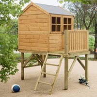 4 x 6 Shire Bunny Childrens/ Kids Garden Platform Playhouse