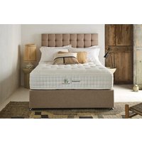 Sleepeezee Campaign for Wool Luxe 2800 Mattress + Premium Divan Bed, Teal, No Drawer, Single