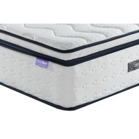 SleepSoul Space 2000 Pocket Memory Pillow Top Mattress, Double