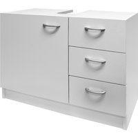 Waschbeckenunterschrank Neapel Weiß 63x54x30cm