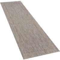 Tappeto per interni ed esterni Romana naturale 80x250 cm