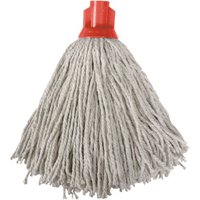 Colour Coded Red Socket Mop Head (Case of 10)