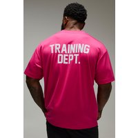 Training Dept Performance Oversized T-Shirt, Pink