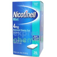 Nicotinell MINT Chewing Gum Strong 4mg 96 pieces