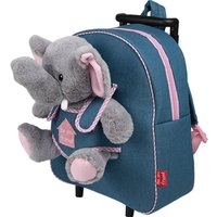 Trolley in Denim con Peluche