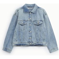 Giacca denim regular-fit con bottoni decorati