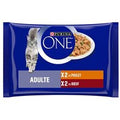 PURINA ONE 8 x 85 g - Adult Pollo e Manzo