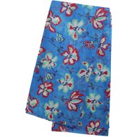 Weird Fish Kiera Recycled Polyester Sarong Scarf Blue Size ONE