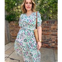 Rosalie Floral Frill Dress  Size 10