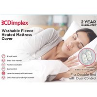 Dimplex Double Washable Fleece Heated Mattress Cover
