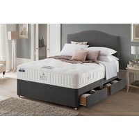 Rest Assured Northington 2000 Pocket Natural Mattress + Premium Divan Bed, Carbon, No Drawer, Double
