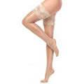 Glamory Deluxe 20 halterlose Strümpfe | Farbe: Champagne | Größe: 44-46