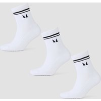 Skarpetki z kolekcji Pilates MP (3 pary) – białe - UK 2-5