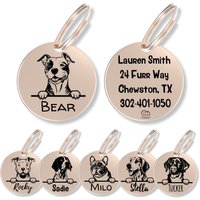 Personalized Breed Dog Tag (Amstaff)