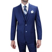 Men's 3 Piece Wool Suit Bold Colors 100% Wool Statement