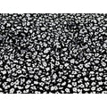 Deadstock Soft Polyester Crepe Fabric Black & White