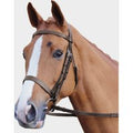 Velociti Plain Hunt Bridle, Havana