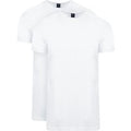 Suitable Ota T-Shirt Col Rond 2-Pack Blanc taille 3XL