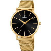 Relógio Festina 02-007 Boyfriend Feminino Aço Dourado