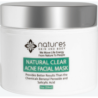 Natural Clear-Acne Treatment Mask-Provides Better Results Than The Chemicals Benzoyl Peroxide And Salicylic Acid.