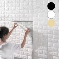 Panneaux Muraux 3D Autocollants en Kit