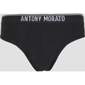 SLIP BASIC IN MORBIDO COTONE STRETCH CON FASCIA LOGATA