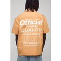 Official Embroidered Back Oversized Short Sleeve Shirt, Amarillo