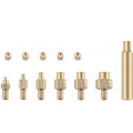 Threaded Knurled Heating Head for 3D Printer Insertnut Implant Connector Insert Nut Hot Melt Tool 3D Printer Soldering
