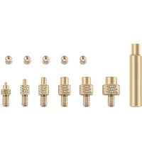 Threaded Knurled Heating Head for 3D Printer Insertnut Implant Connector Insert Nut Hot Melt Tool 3D Printer Soldering