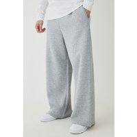 Pantalón Deportivo Tall Básico De Pernera Súper Ancha, Gris