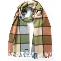 Hortons England 100% Lambswool 'Hexham' Scarf - Patch Check