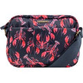 Weird Fish Corrie Printed Cross Body Bag Mid Navy Size ONE