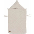 Jollein Voetenzak Groep 0+ 3/5 Punts - Check Knit Oatmeal