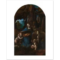 Leonardo d Vinci The Virgin of the Rocks Mini Print