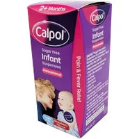 Calpol Sugar Free Infant suspension (2+months) 120mg/5ml 100ml