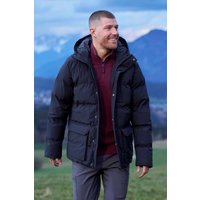 Męska ocieplana parka Sage - Black