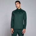 Męska bluza z suwakiem ¼ z kolekcji Training MP – Dark Emerald  - XS