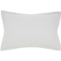 Murmur Hush Oxford Pillowcase, Cloud Grey