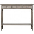 Delta Taupe 3 Drawer Console Table