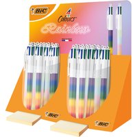 4-Kleuren balpen Bic regenboog medium assorti