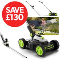 Hedge Trimmer HT50 & Small Lawnmower SLM50 Bundle
