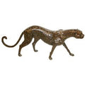 Casa Padrino Luxus Bronzefigur Gepard 140 x 20 x H. 58 cm - Luxus QualitÃ¤t