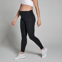 Damskie legginsy ciążowe ze średnim stanem z kolekcji Maternity MP – czarne - XXL