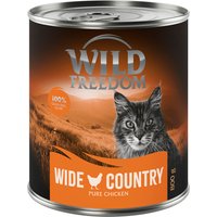 Wild Freedom Adult 12 x 800 g - senza cereali Umido per gatto - Wide Country - Pollo puro