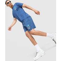 Mens The North Face Graphic Reaxion Pantaloncino - Blu, blu