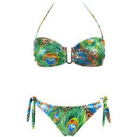 ACQUADICOCCO maillot de bain 2 pièces bandeau Peacock Twentysix